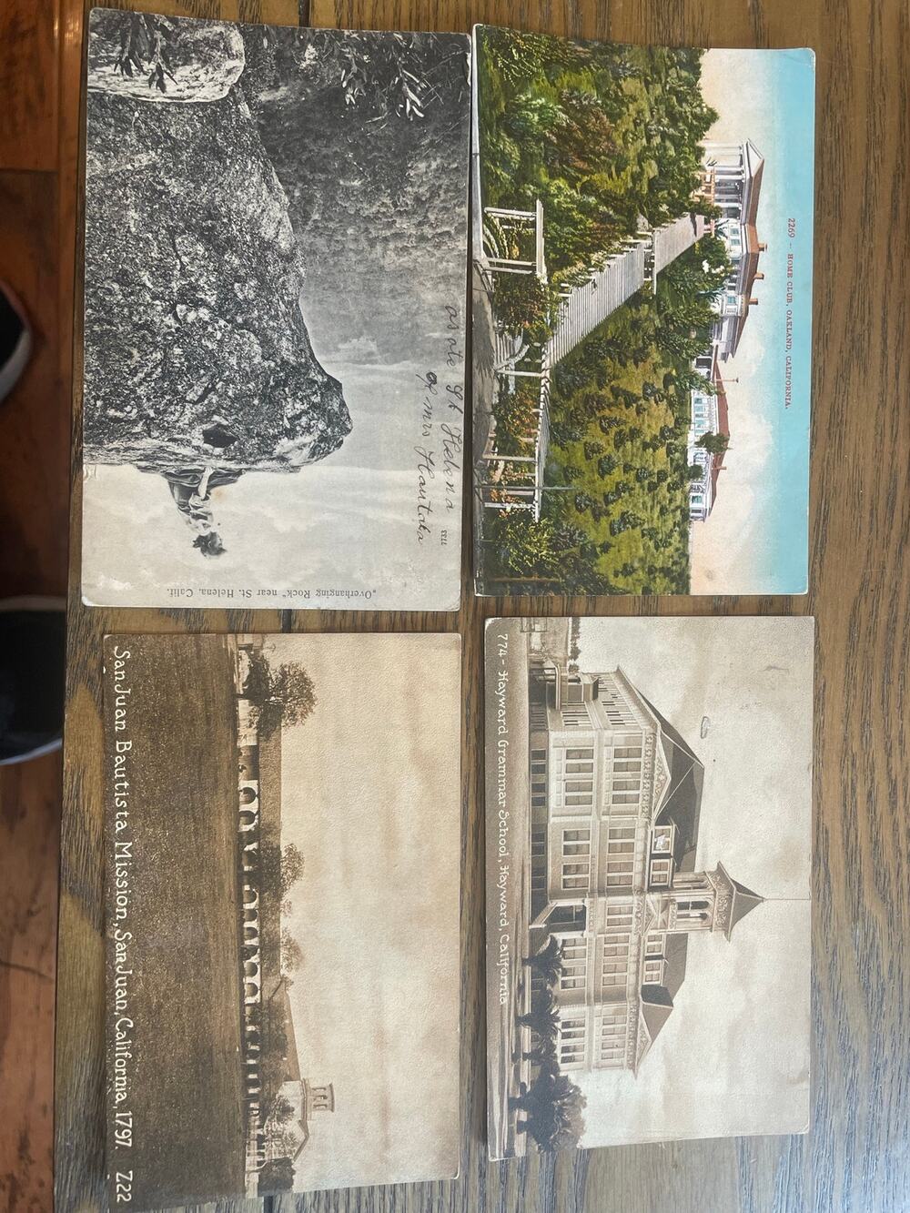 Vintage California Postcard Lot Oakland Hayward St Helena Mission San Juan 4